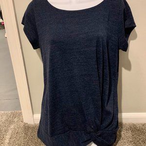 Navy Loft T with front knot
